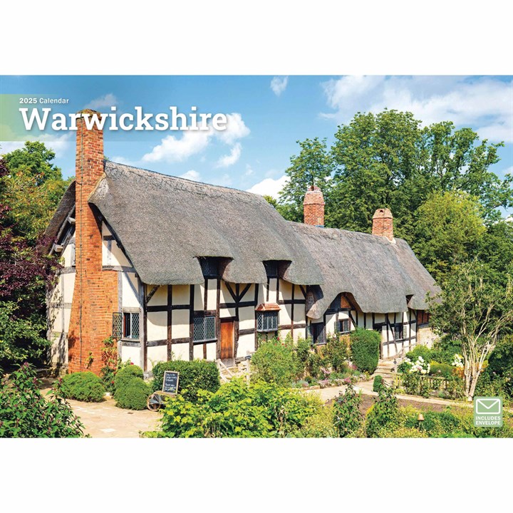 Warwickshire A4 Calendar 2025