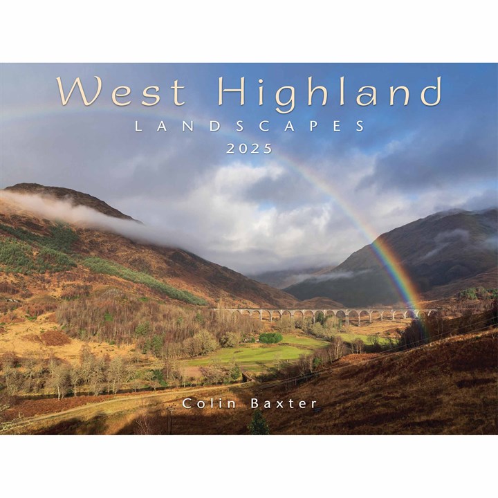 Colin Baxter, West Highland Landscapes A4 Calendar 2025