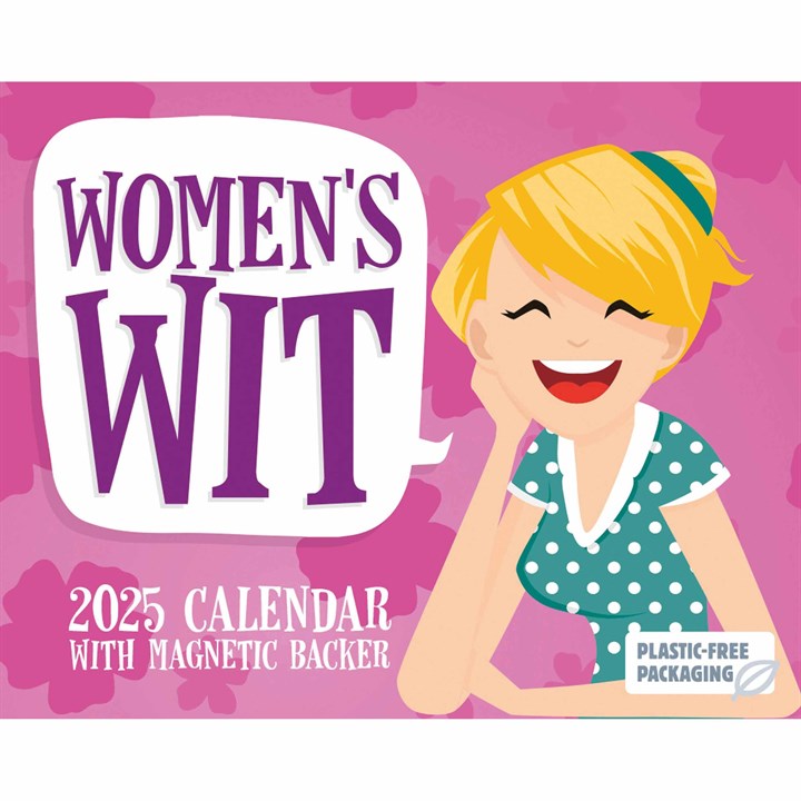 Women's Wit Mini Desk Calendar 2025