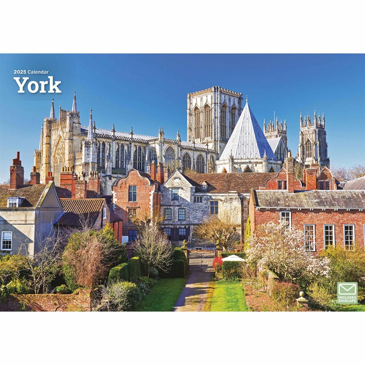 York A4 Calendar 2025