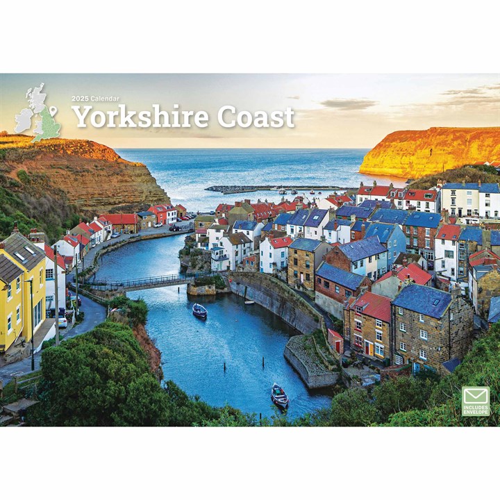 Yorkshire Coast A4 Calendar 2025
