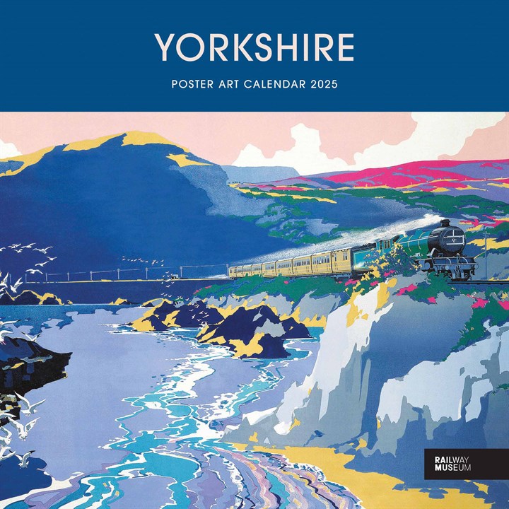 National Railway Museum, Yorkshire Poster Art Calendar 2025