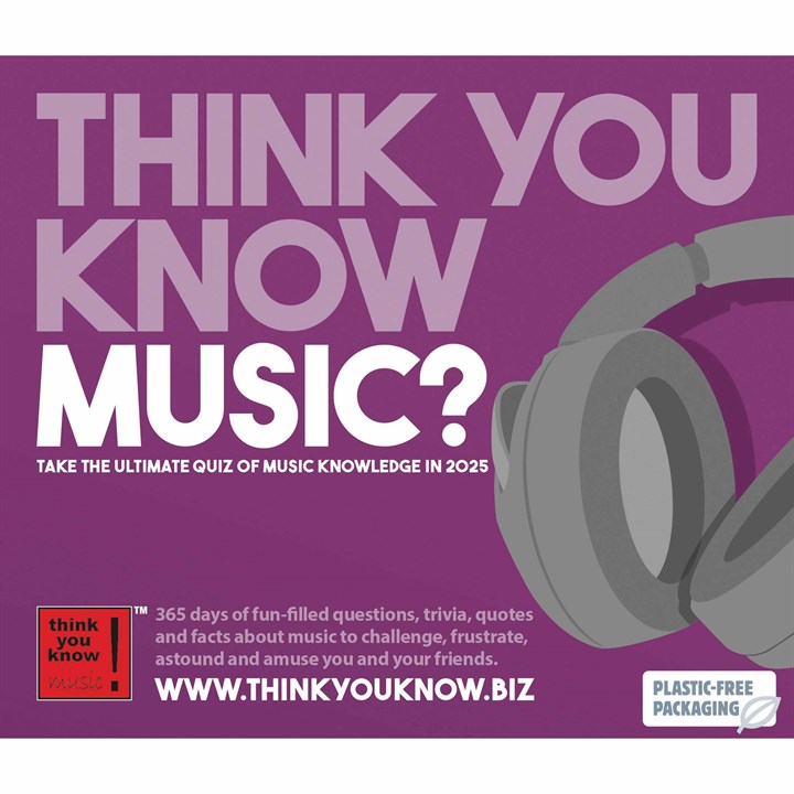 Think You Know Music? Desk Calendar 2025