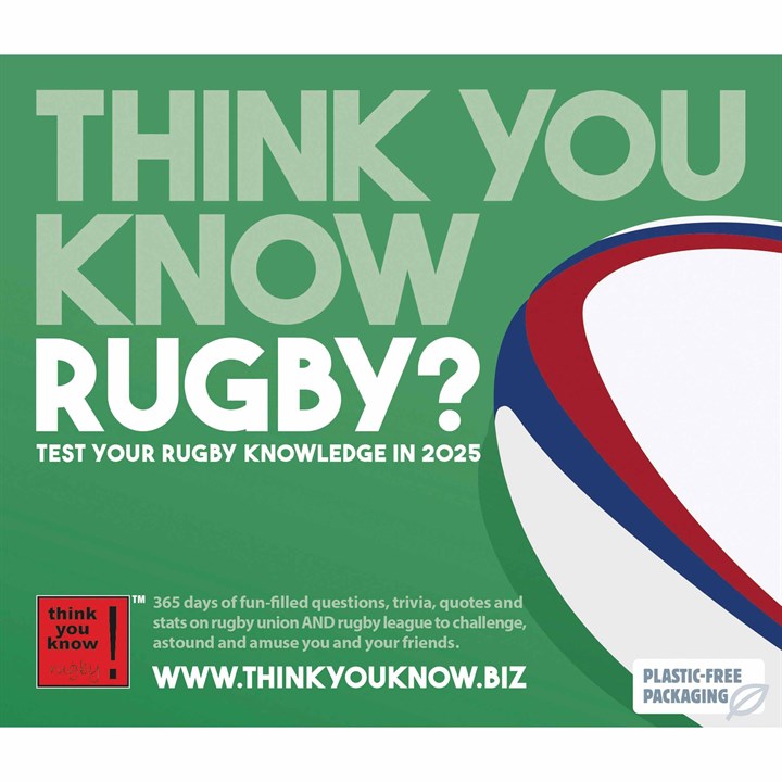 Think You Know Rugby? Desk Calendar 2025