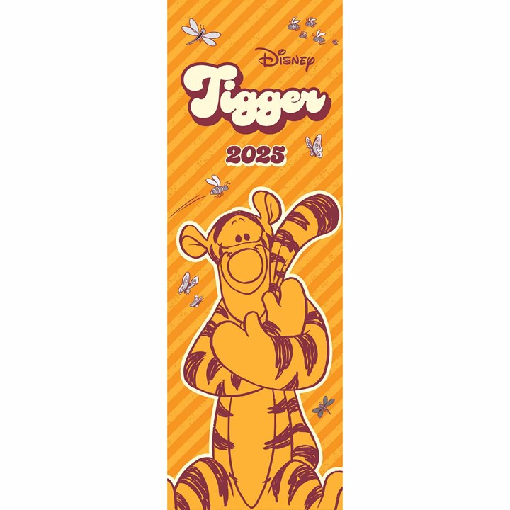 Disney Winnie The Pooh, Tigger Slim Calendar 2025