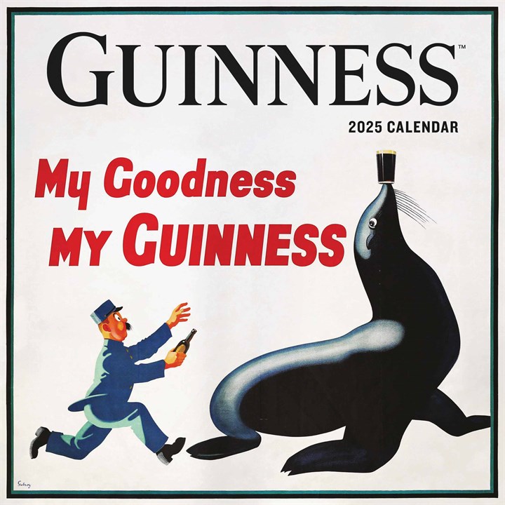 Guinness Poster Art Calendar 2025