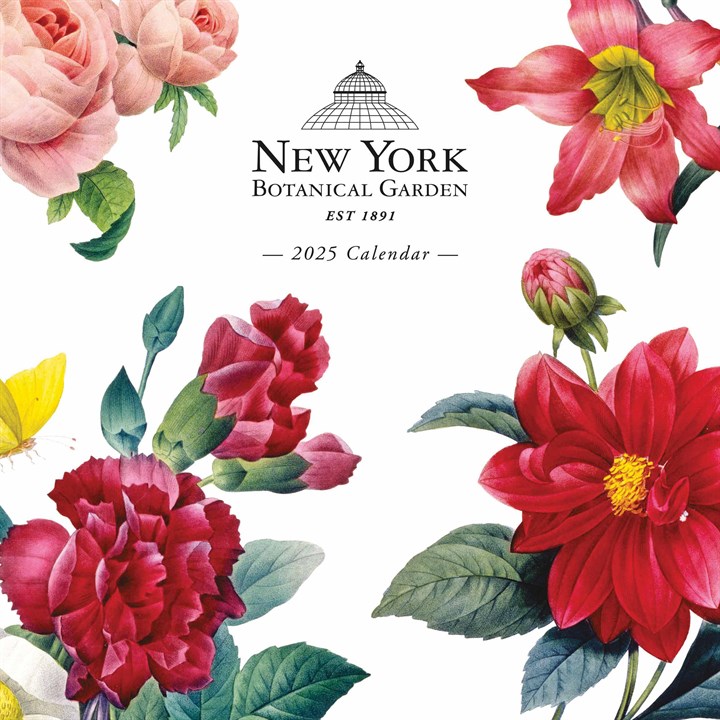 New York Botanical Garden Illustrated Calendar 2025