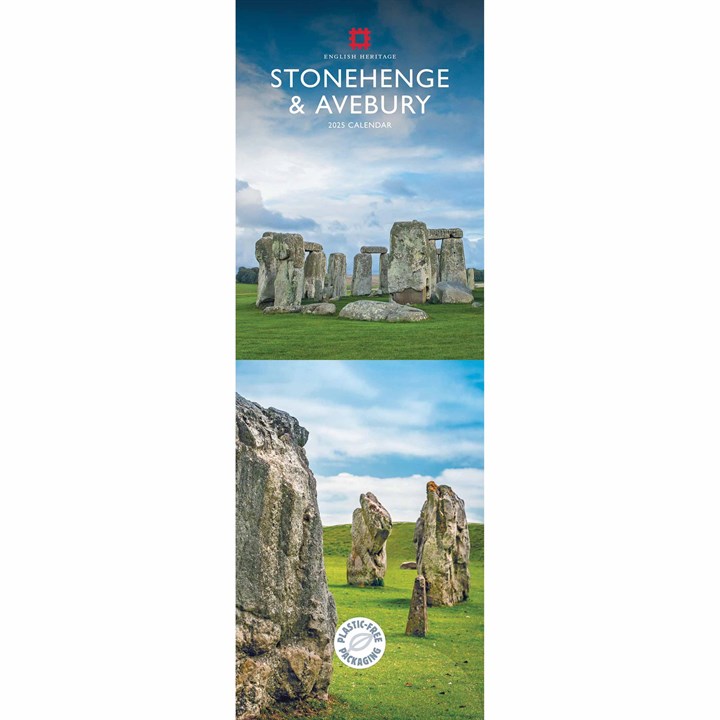 English Heritage, Stonehenge and Avebury Slim Calendar 2025