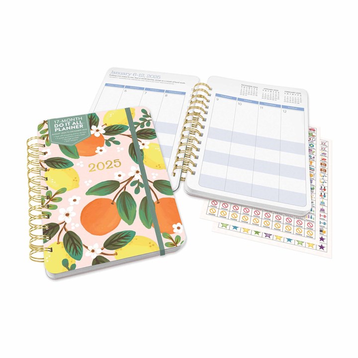 Do It All, Fruit & Flora A5 Planner Diary 2025