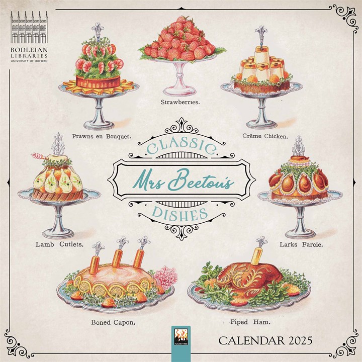 Bodleian Libraries, Mrs Beeton's Classic Dishes Calendar 2025