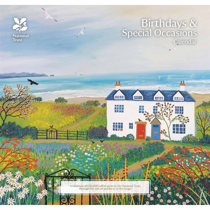 National Trust, Jo Grundy Birthday Calendar