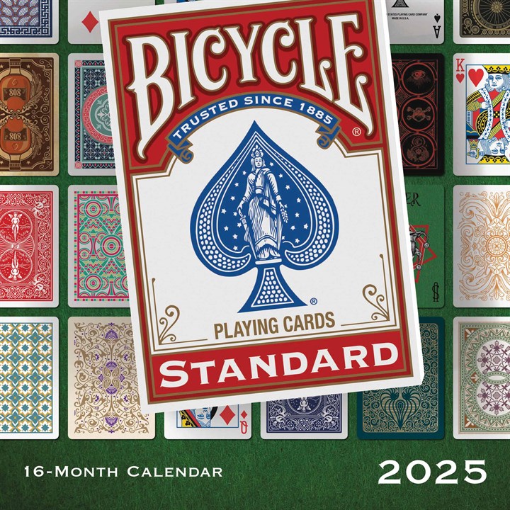 Bicycle Cards Art Calendar 2025