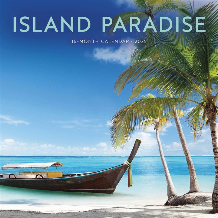 Island Paradise Calendar 2025