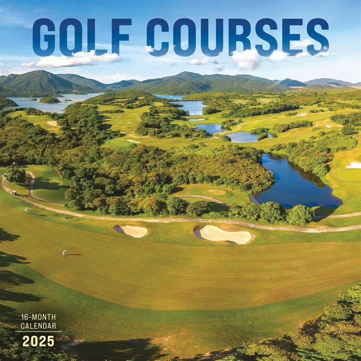 Golf Courses Photo Calendar 2025