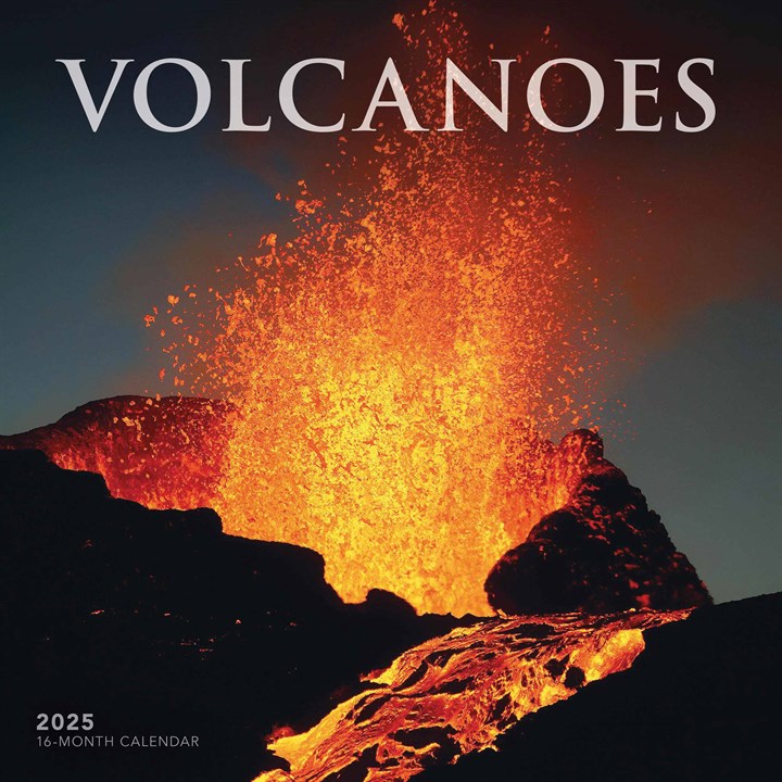 Volcanoes Calendar 2025