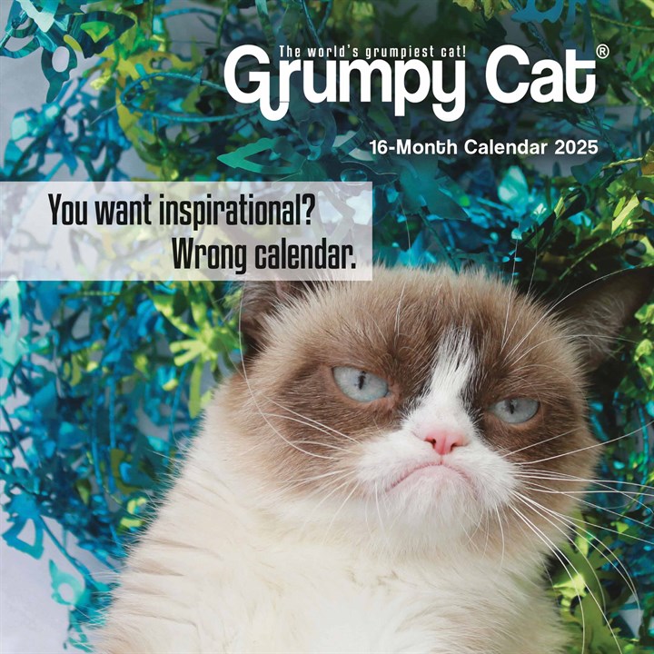 Grumpy Cat Mini Calendar 2025