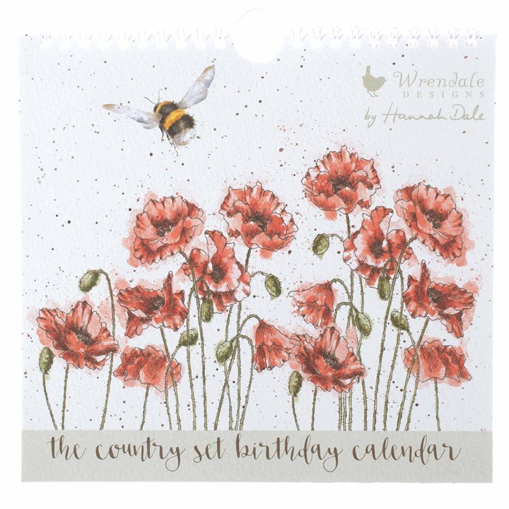 Wrendale Country Set Birthday Mini Calendar