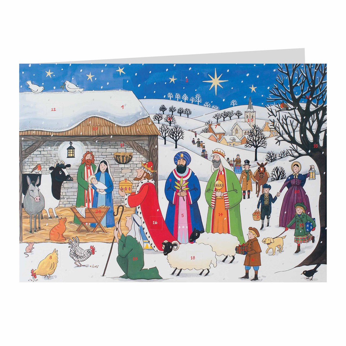 Alison Gardiner, Jesus Is Born Advent Card