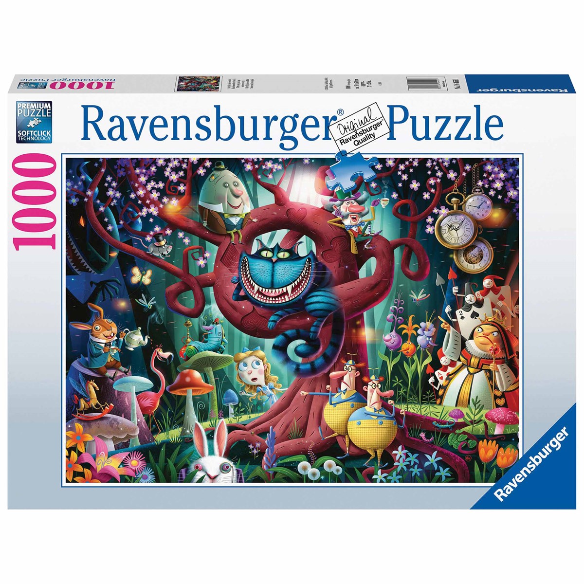 Ravensburger Puzzle - 1000 Pieces - Disney - Alice In Adventure