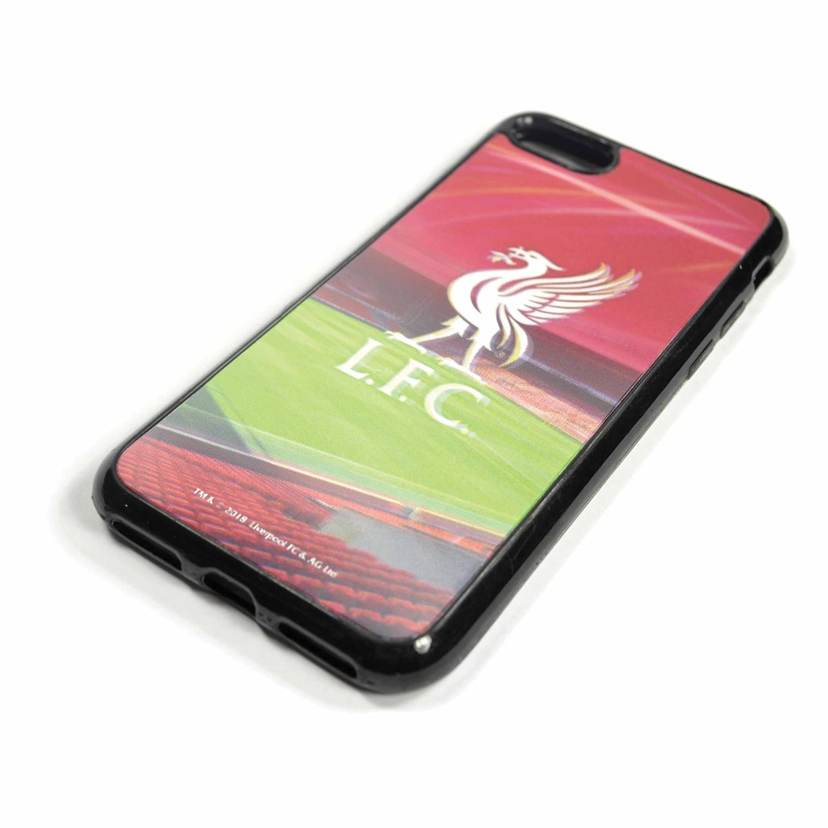 iPhone 8 Official Liverpool Football Club Black 1 Crest 1 Red Shockproof Fender Case Compatible for iPhone 7 