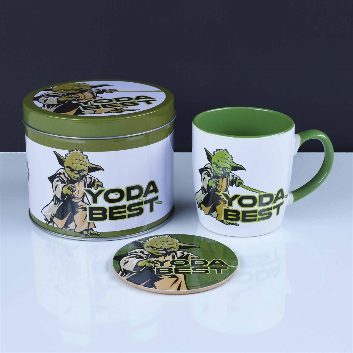 Disney Star Wars, Yoda Best Mug, Coaster & Tin Set