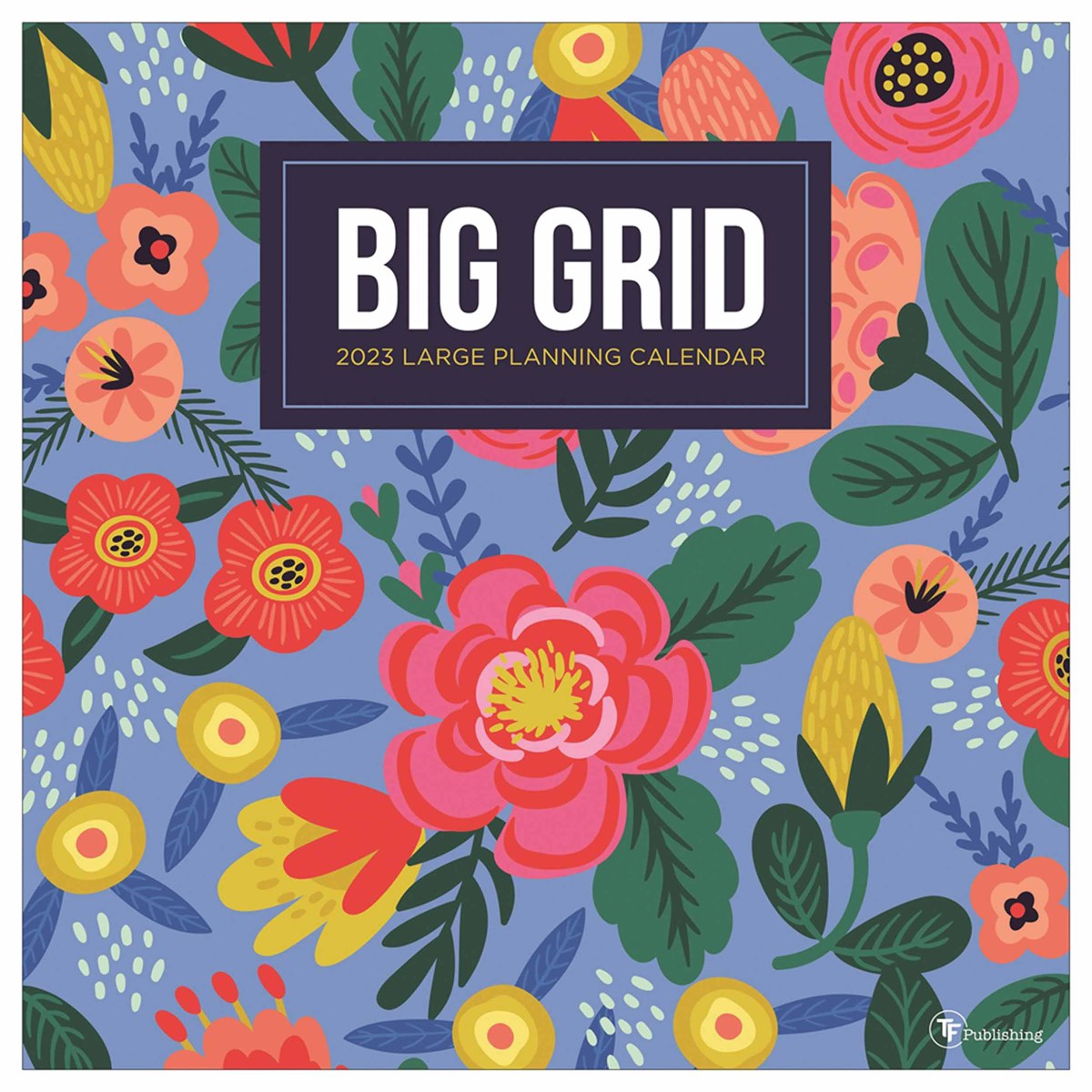 Big Grid, Floral 2023 Calendars