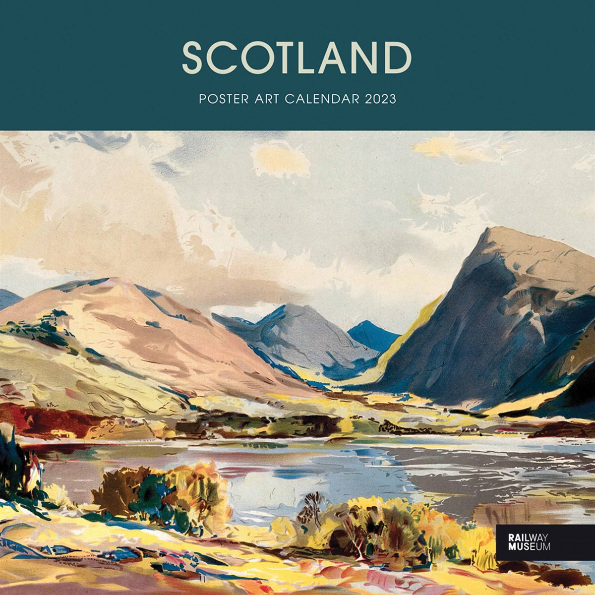 National Railway Museum, Scotland Poster Art 2023 Calendars