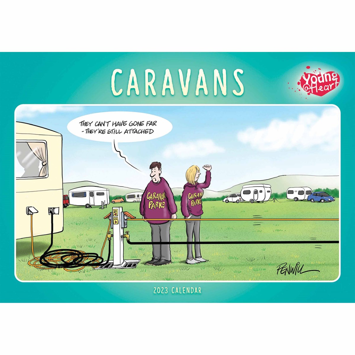 Young At Heart, Caravans A4 2023 Calendars