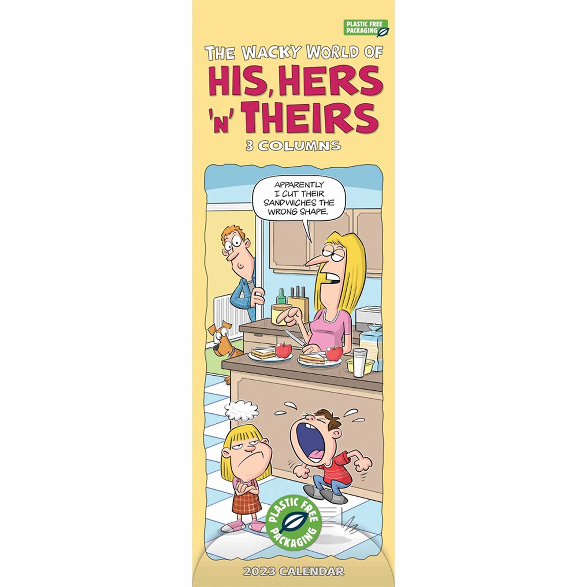Wacky World Of His, Hers %27N%27 Theirs Slim Family Planner 2023