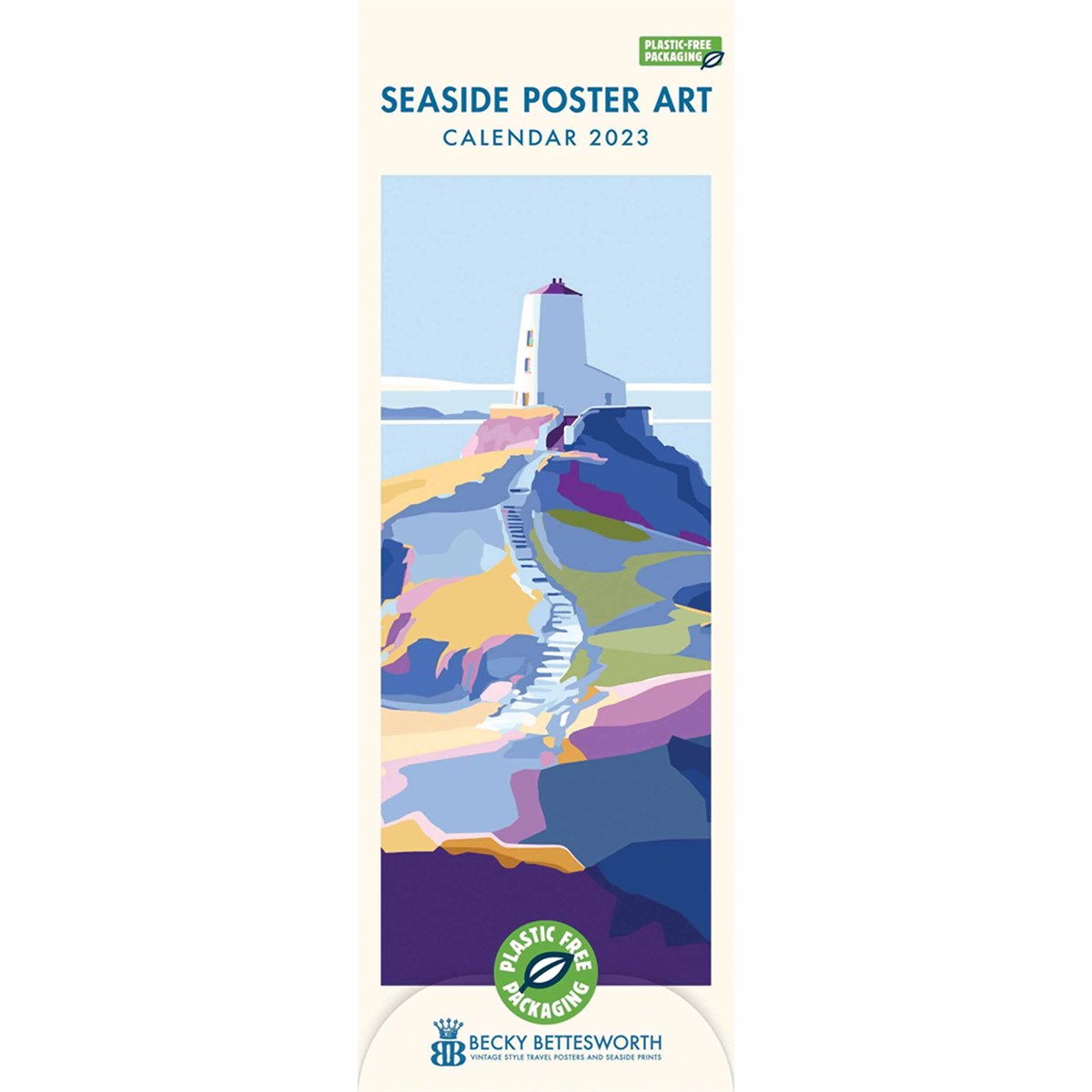 Becky Bettesworth, Seaside Poster Art Slim 2023 Calendars