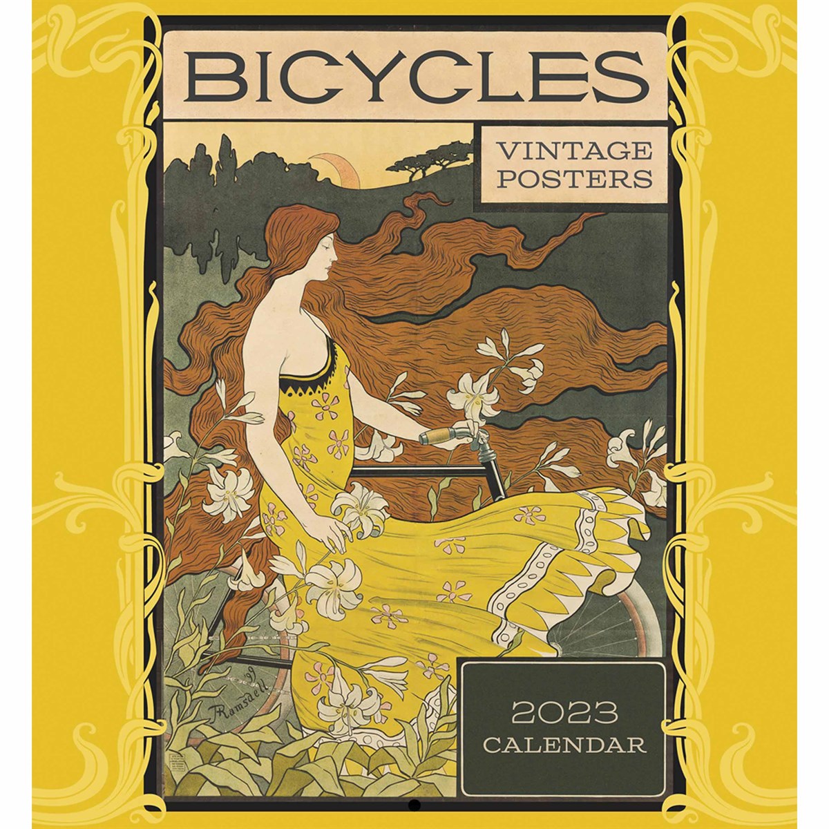 Bicycles, Vintage Posters 2023 Calendars