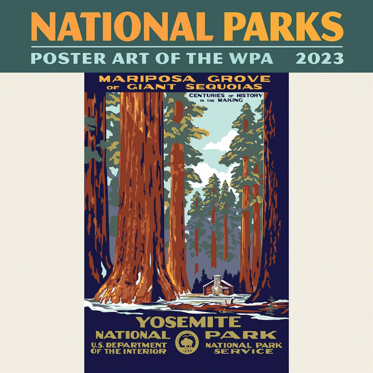 National Parks, Poster Art Of The WPA Mini 2023 Calendars