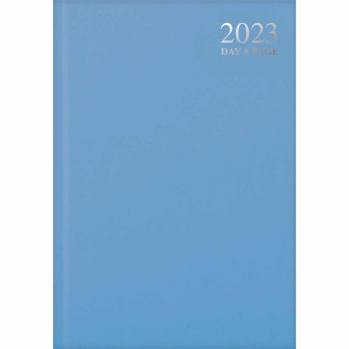 Blue Inc 2023 A4/A5 Diary Inc Full Page Weekends Page a Day Desk Diary Hard Backed Diary 