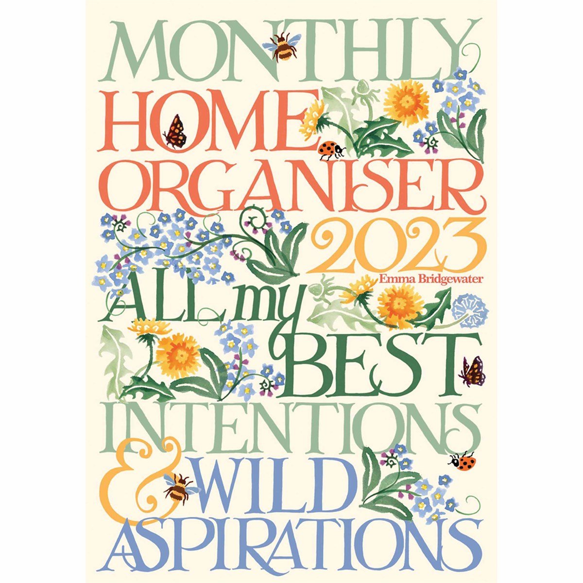 Emma Bridgewater, All My Best Intentions A3 Family Planner 2023