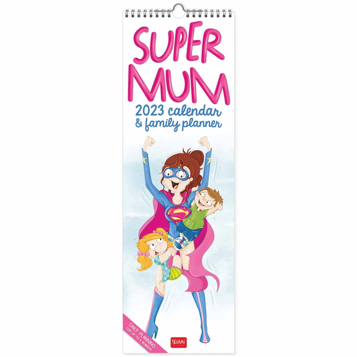 Super Mum Slim Family Planner 2023