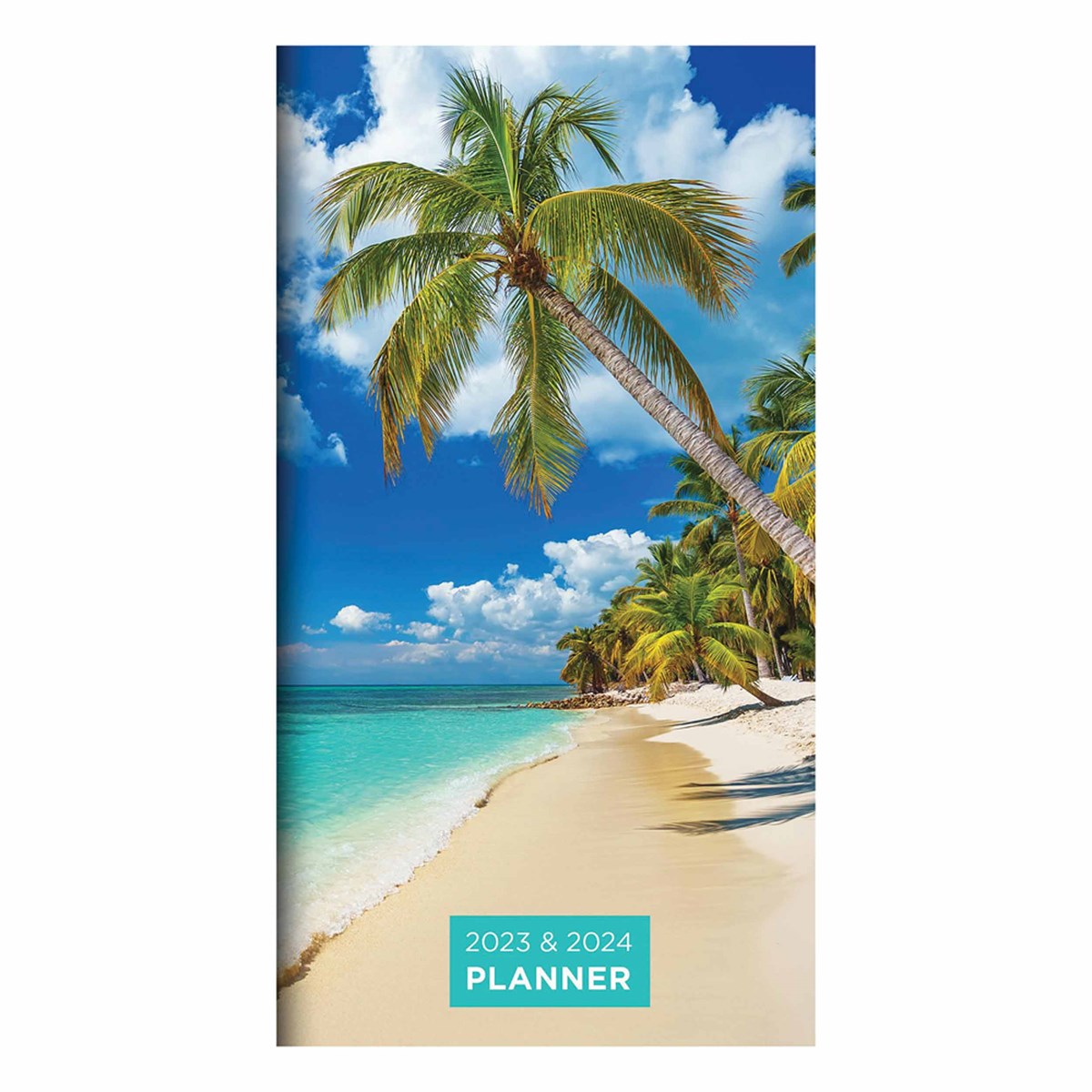 Tropical Beach Slim Diary 2023 - 2024
