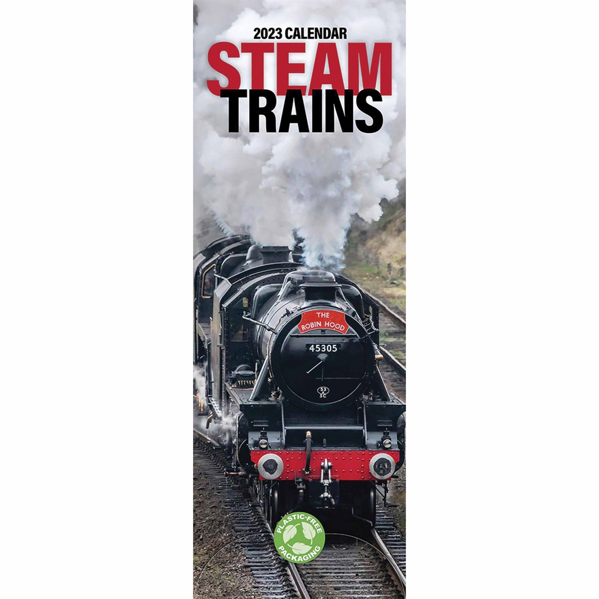 Steam Trains Slim 2023 Calendars