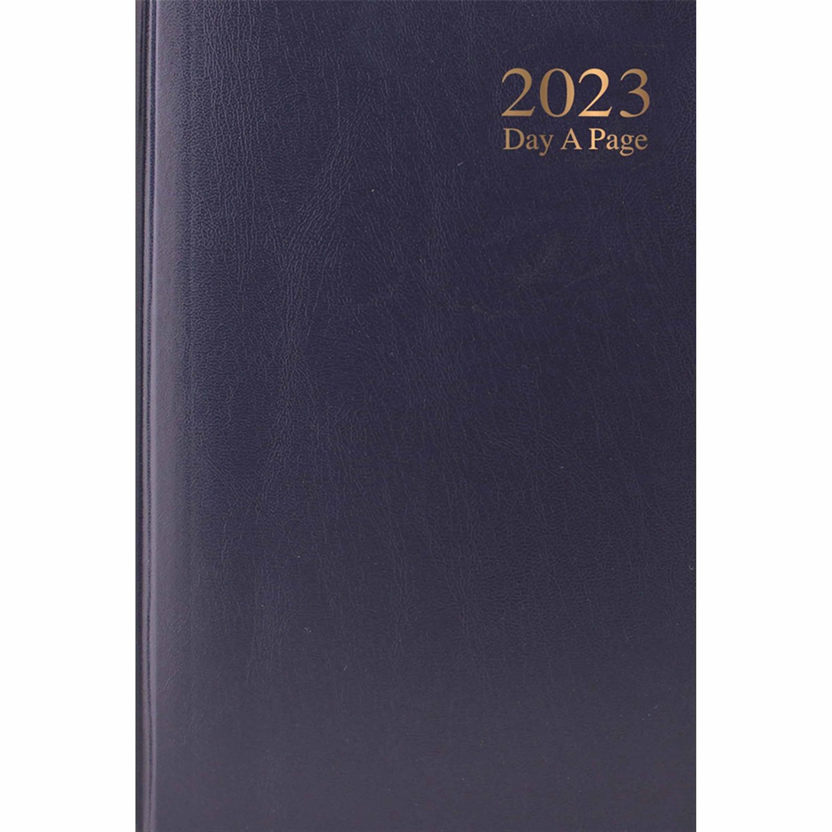 Blue Hardback Day-A-Page A6 Diary 2023