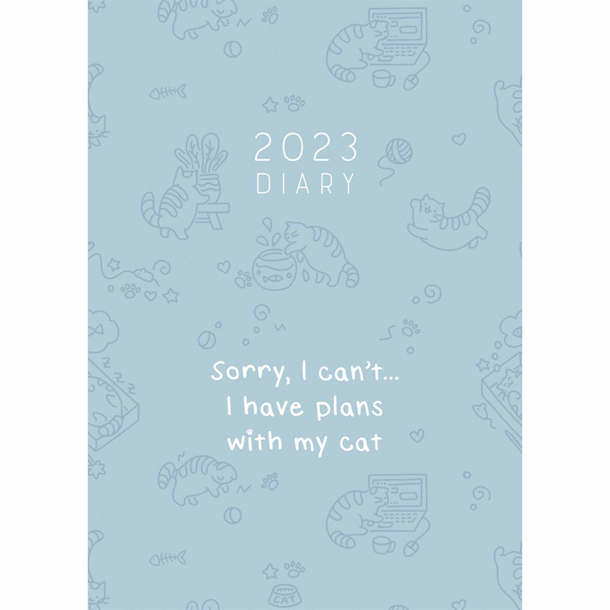Plans With My Cat A6 Diary 2023