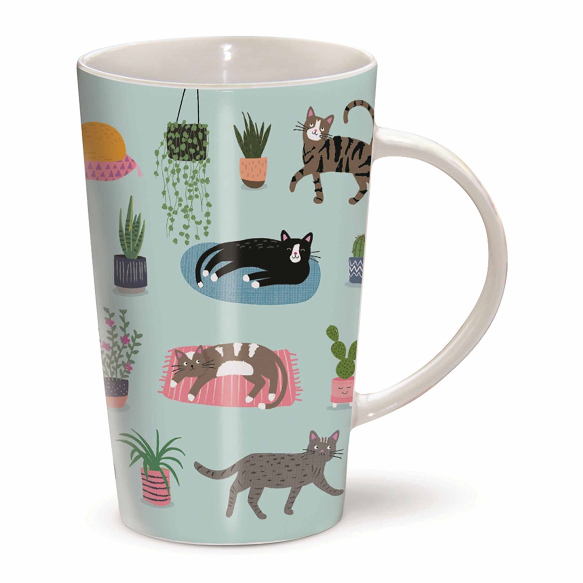 Cats & Plants Riverbank Latte Mug