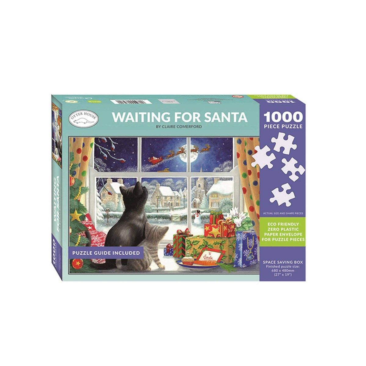 Waiting for Santa Cats Jigsaw