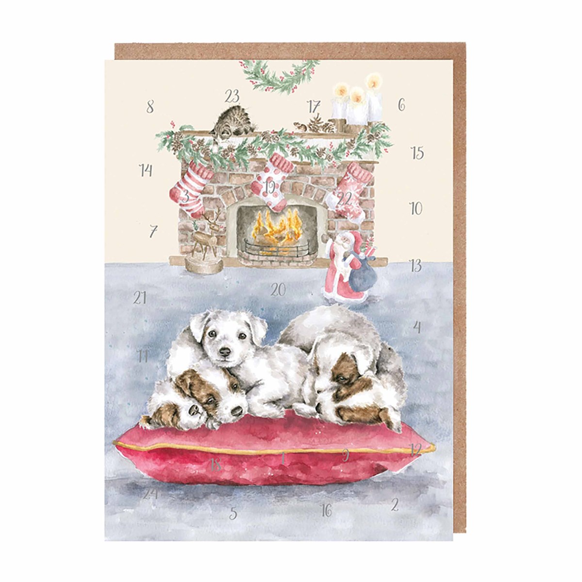 Wrendale Designs, Puppies Advent Card