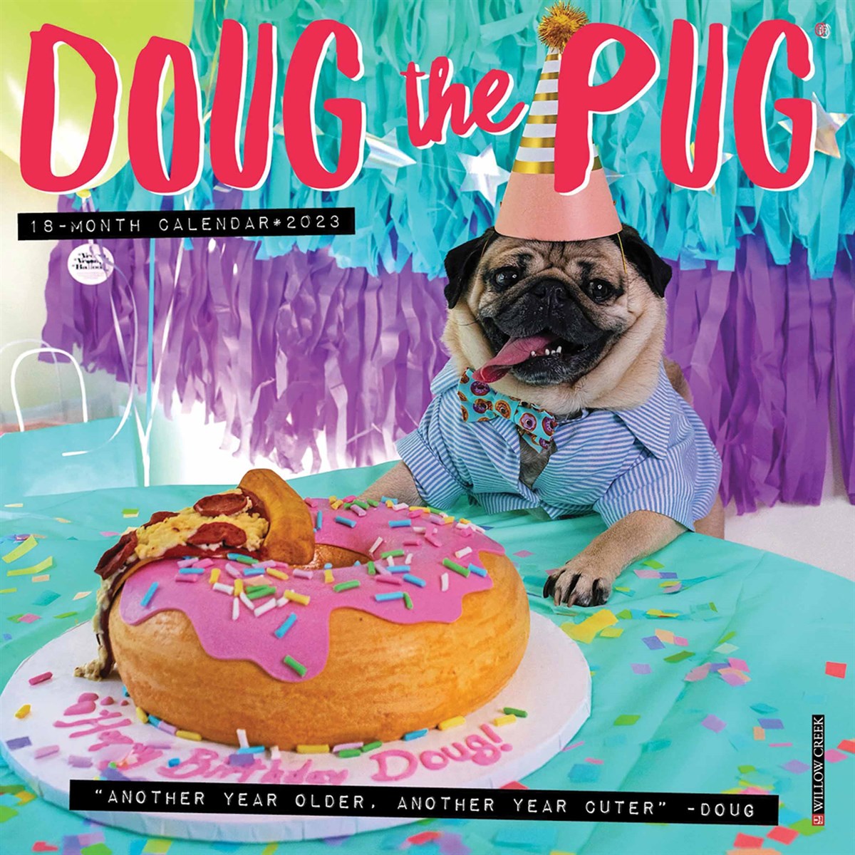 Doug The Pug Mini 2023 Calendars