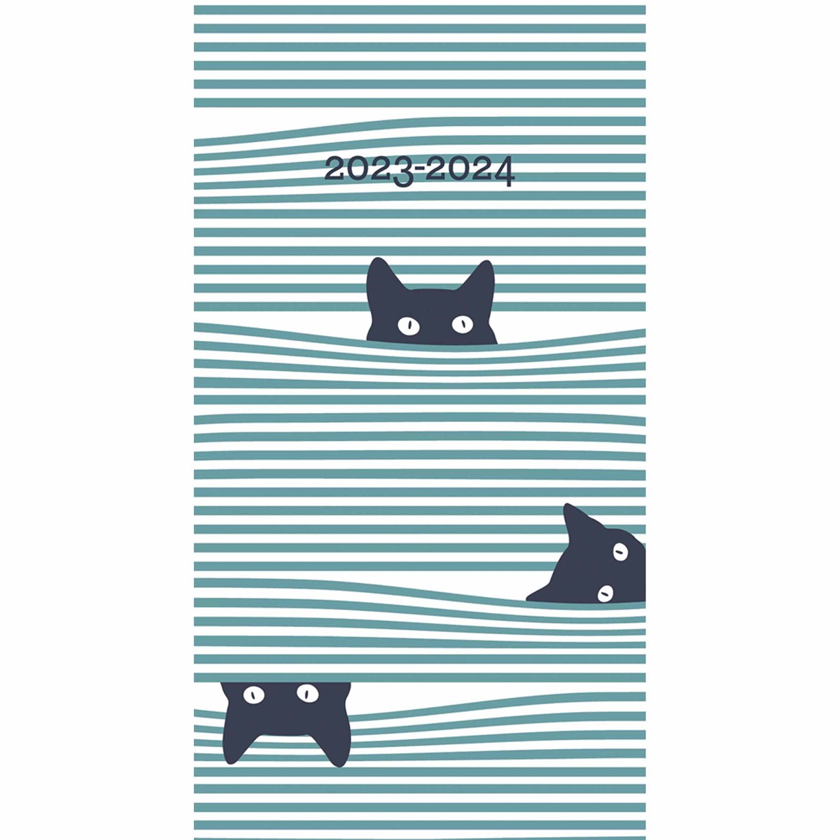 Meow Two Year Pocket Planner Slim Diary 2023