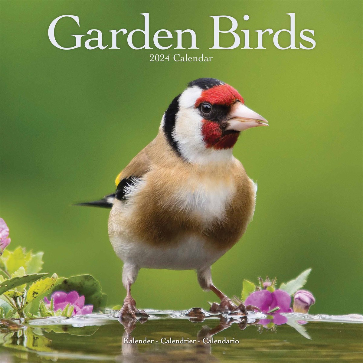 Calendar　Birds　Garden　2024