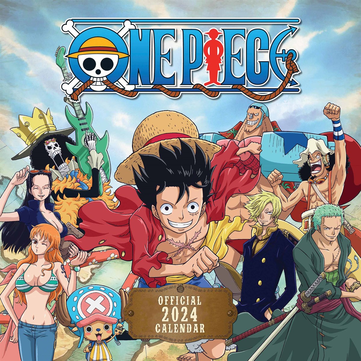 ONE PIECE Calendrier 2024 Illustrations Grand Format